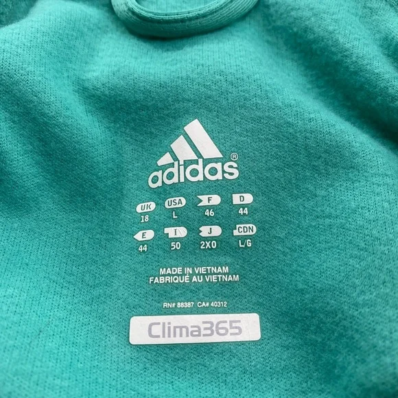 💕SALE💕NWT Adidas Green Clima365 Track Running Jacket - Picture 4 of 7